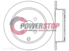 PSR17479 Disc Rotor - Toyota Rear 269mm (PAIR)