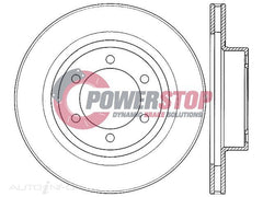 PSR17857 Disc Rotor - Toyota Front 338mm (PAIR)