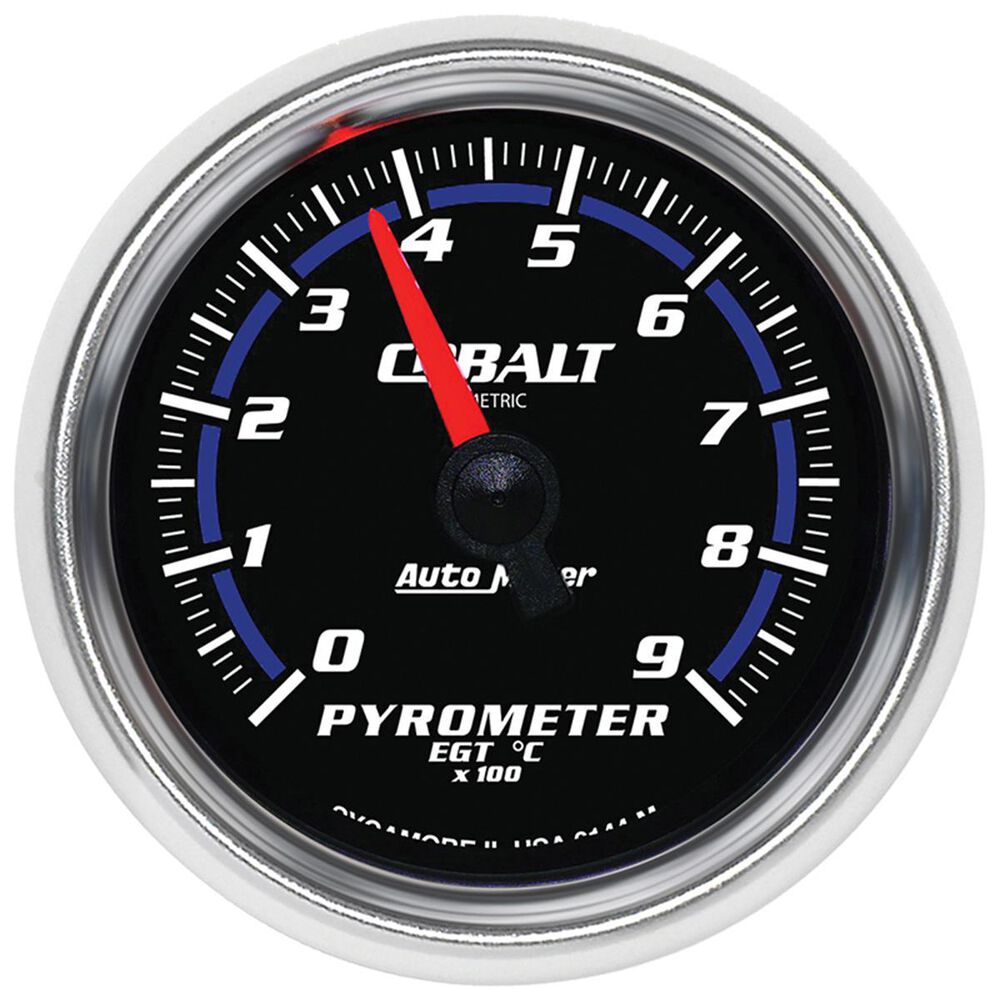 Autometer Cobalt 2-1/16" Pyrometer Gauge 0-900°C Full Sweep Electric