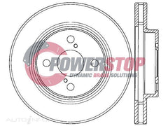 PSR17478 Disc Rotor - Toyota Front 255mm (PAIR)