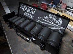 SOCKET SET IMPACT 3/4"DR DEEP 6PT 8PC METRIC