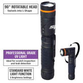 LED MAG BASE TORCH - L SHAPE WORKLIGHT - UV INSPCTION LIGHT