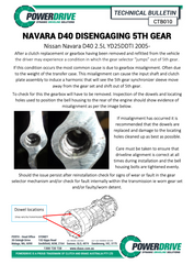 D40 Nissan Navara Heavy Duty Clutch Kit with SMF - Nissan 250mm