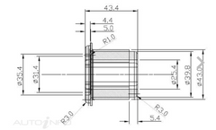 Front Control Arm Upper-Inner Bush Kit to suit Holden Rodeo RA & Colorado RC 2WD