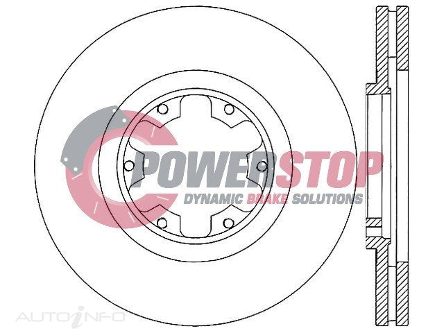 PSR17417 Disc Rotor - Nissan Front 300mm (EACH)