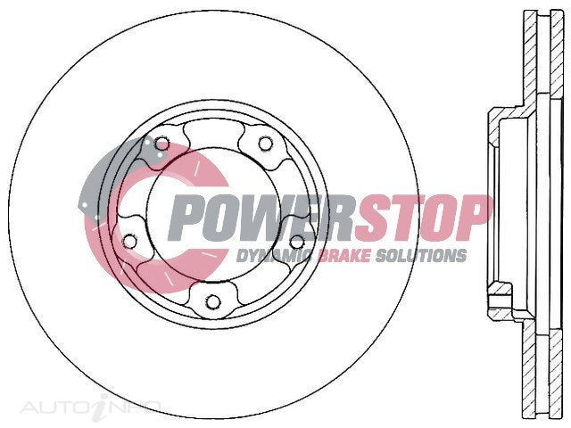 PSR17100 Disc Rotor - Toyota Front 257mm (EACH)