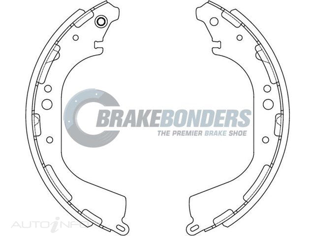 N1726 Brake Shoes - Nissan 295mm (SET)