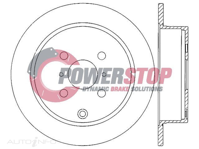 PSR17479 Disc Rotor - Toyota Rear 269mm (EACH)