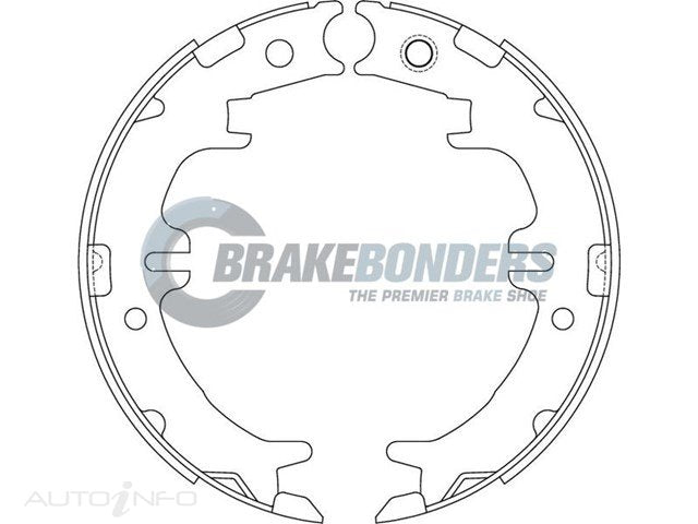 N1794 Brake Shoes - Toyota Parking Brake 190mm (SET)