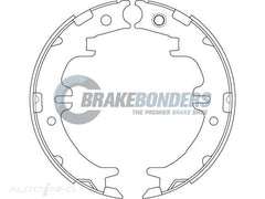 N1794 Brake Shoes - Toyota Parking Brake 190mm (SET)