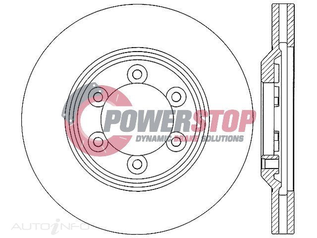 PSR17899-X4 Powerstop X-Series Disc Rotor- Holden Front 280mm (EACH)