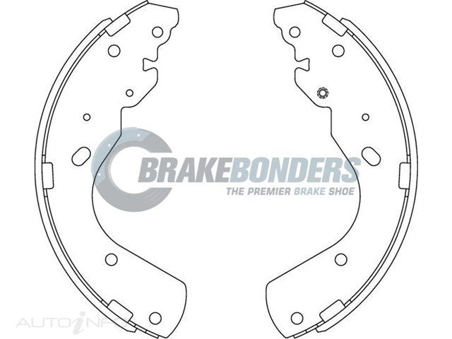 N1769 Brake Shoes - Ford / Mazda 295mm (SET)