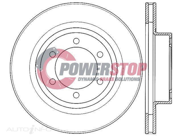 PSR17857 Disc Rotor - Toyota Front 338mm (EACH)