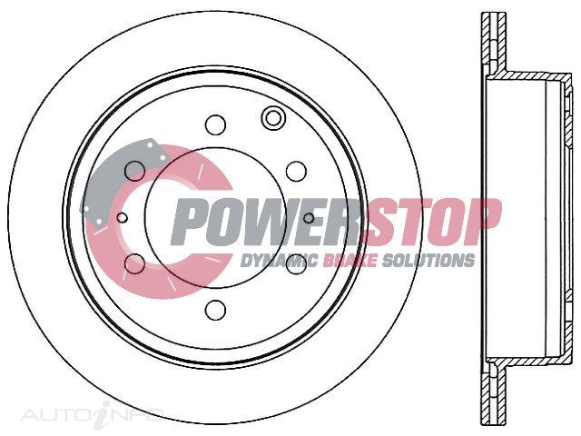 PSR17538 Disc Rotor - Toyota Rear 312mm (EACH)