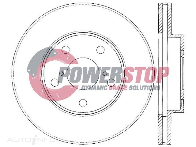 PSR17462 Disc Rotor - Toyota Front 275mm (EACH)