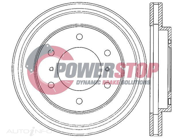 PSR17442 Disc Rotor - Mitsubishi Front 290mm (EACH)