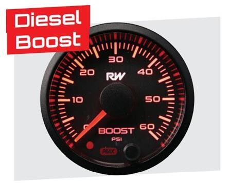 Boost Gauge 0-60PSI - Suits Diesel Applications