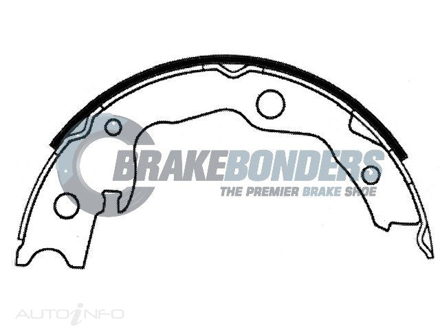 N1946 Brake Shoes - Nissan Parking Brake 172mm (SET)