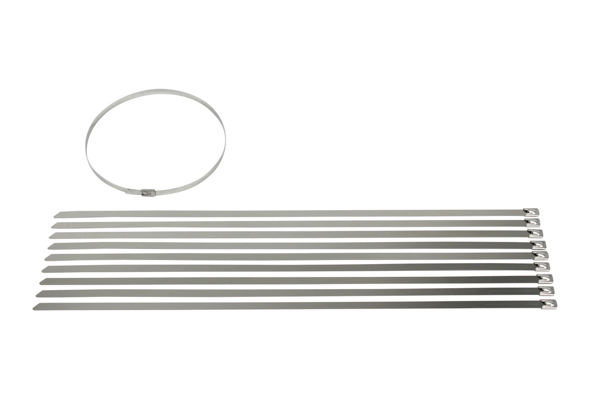 Stainless Steel Cable Ties - 10 Pack (450mm x 8mm)