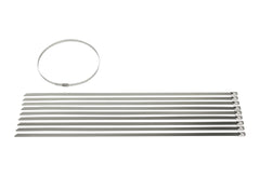 Stainless Steel Cable Ties - 10 Pack (450mm x 8mm)