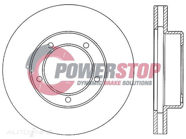 PSR17539 Disc Rotor - Toyota Front 312mm (EACH)