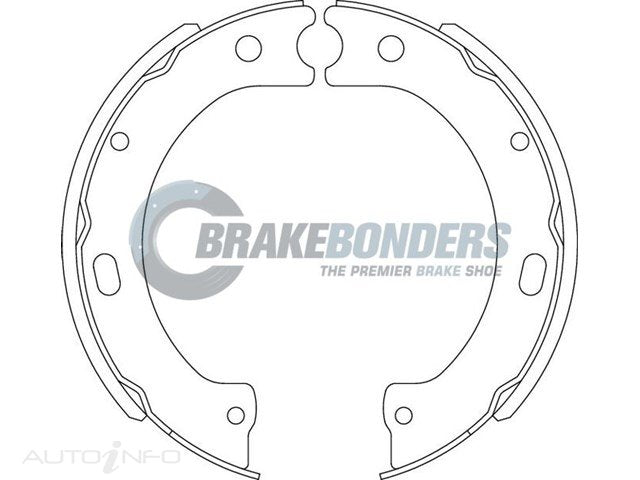 N1547 Brake Shoes - Mazda / Nissan Parking Brake (SET)