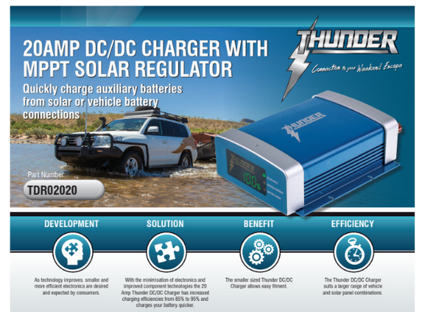 DC to DC Charger 20A with Solar Regulator – Diesel Performance & Mechanical