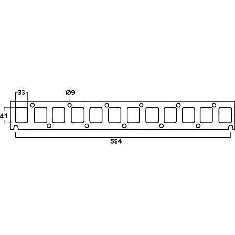 Redback Header Gasket for Chrysler Valiant (06/1963 - 07/1970)