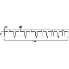 Redback Header Gasket for Chrysler Valiant (06/1963 - 07/1970)