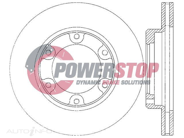 PSR17533 Disc Rotor - Toyota Front 286mm (EACH)