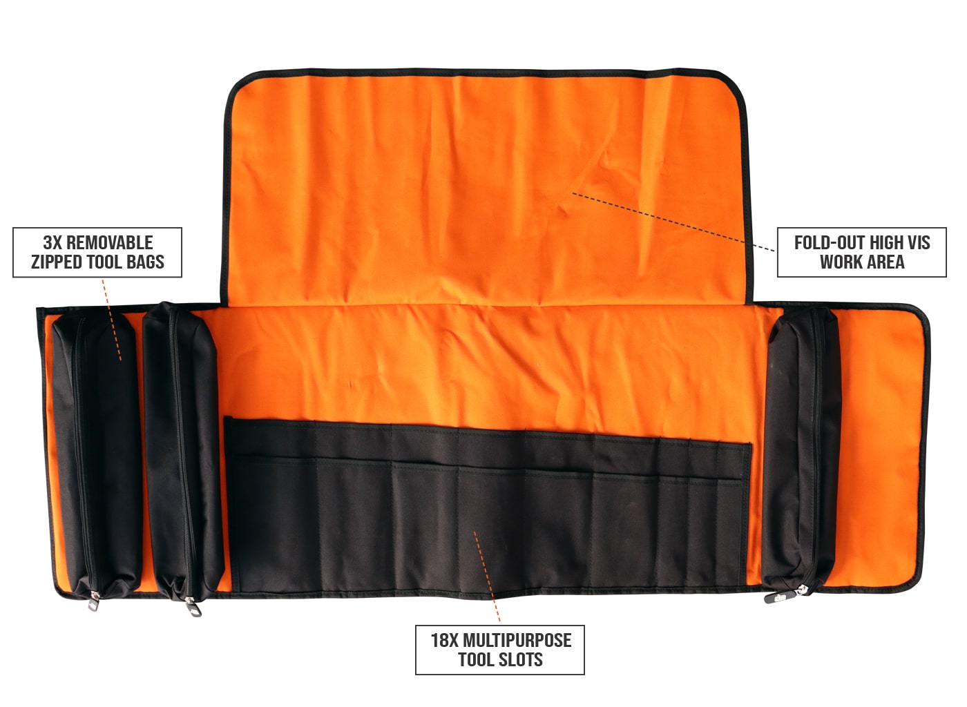 TOOL ROLL 120 X 39CM SP TOOLS