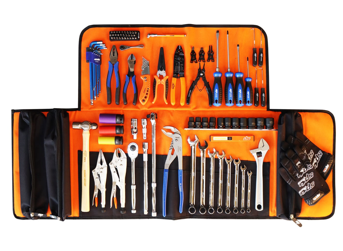 TOOL KIT 90PC MOBILE TOOL ROLL