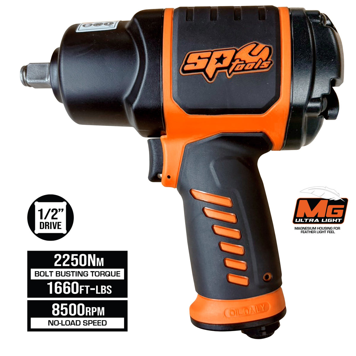 IMPACT WRENCH 1/2"DR