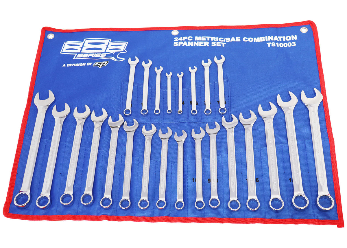 SPANNER SET ROE METRIC/SAE 24PC