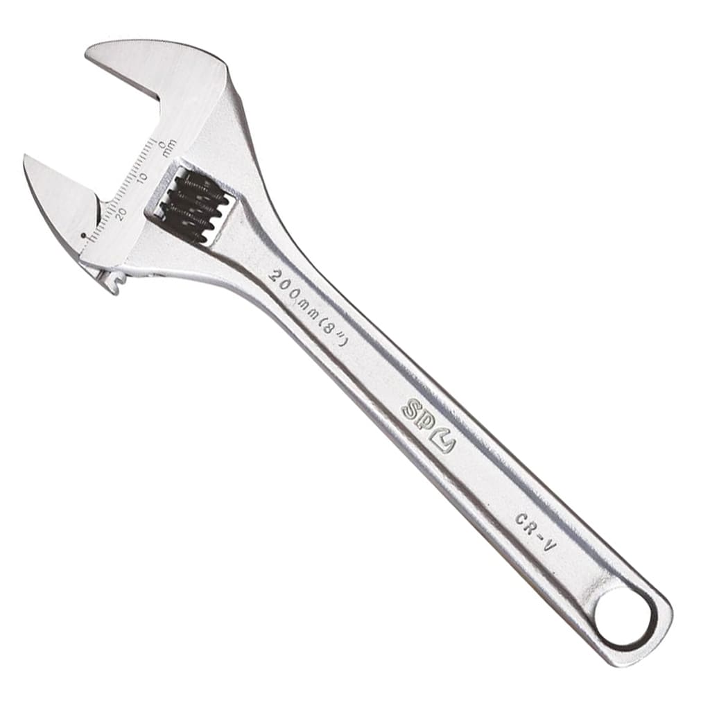 WRENCH ADJUSTABLE PREMIUM CHROME 150MM