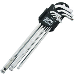 KEY SET MAGNETIC 9PC METRIC BALL DRIVE HEX