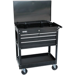 TROLLEY DIAGNOSTIC BLACK 4 DRAWER