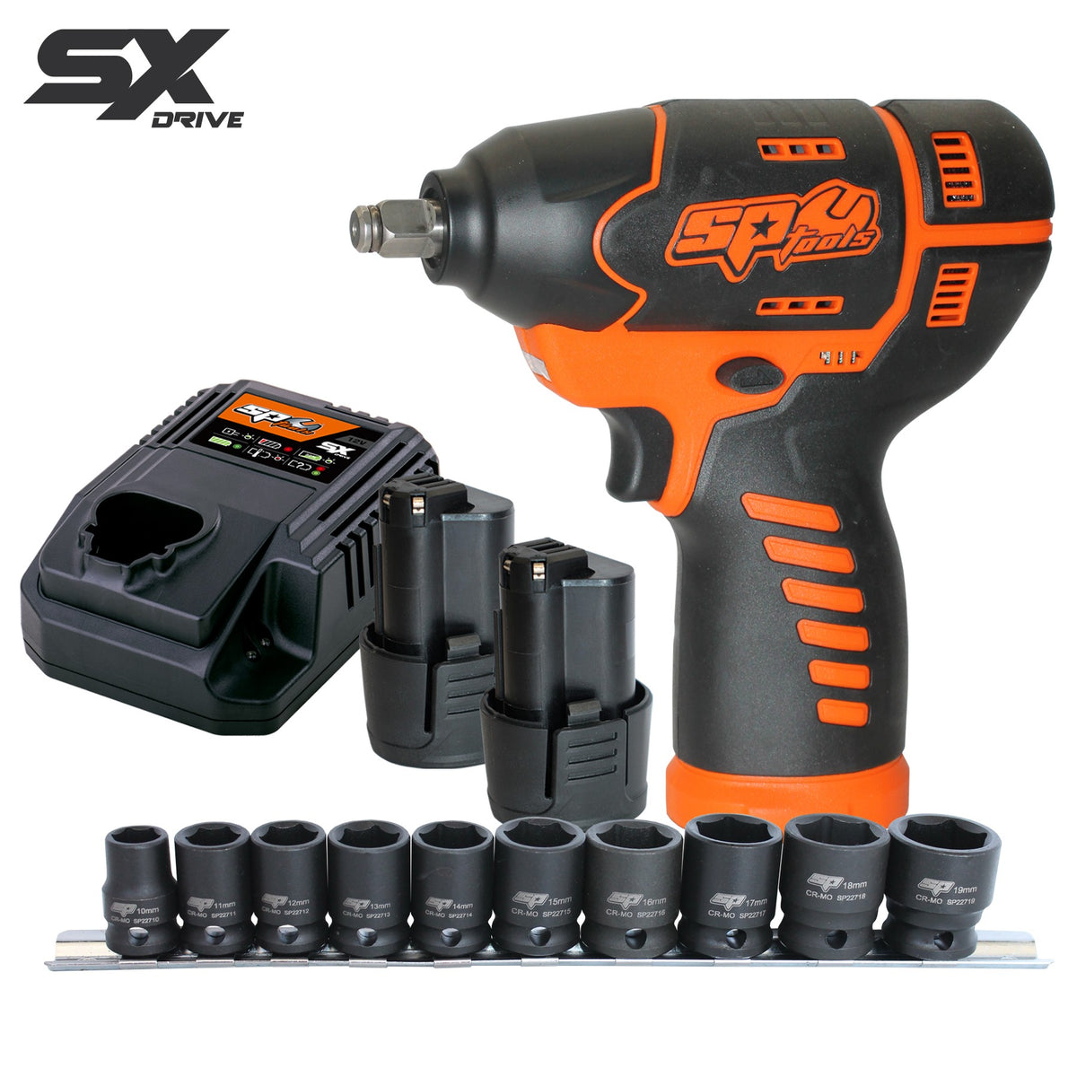 CORDLESS 12V MINI IMPACT WRENCH 3/8"DR