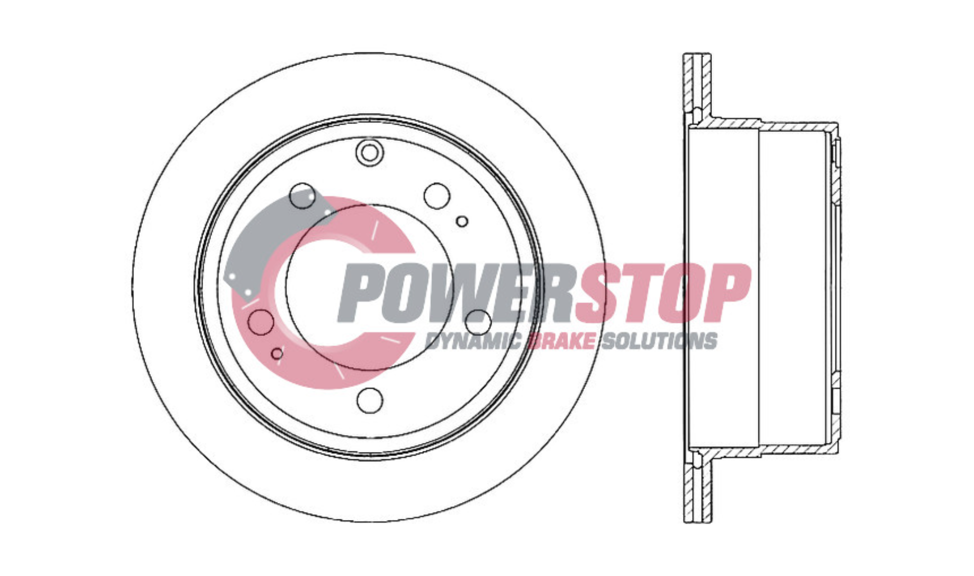 PSR17545 Disc Rotor - Toyota Rear 312mm (EACH)