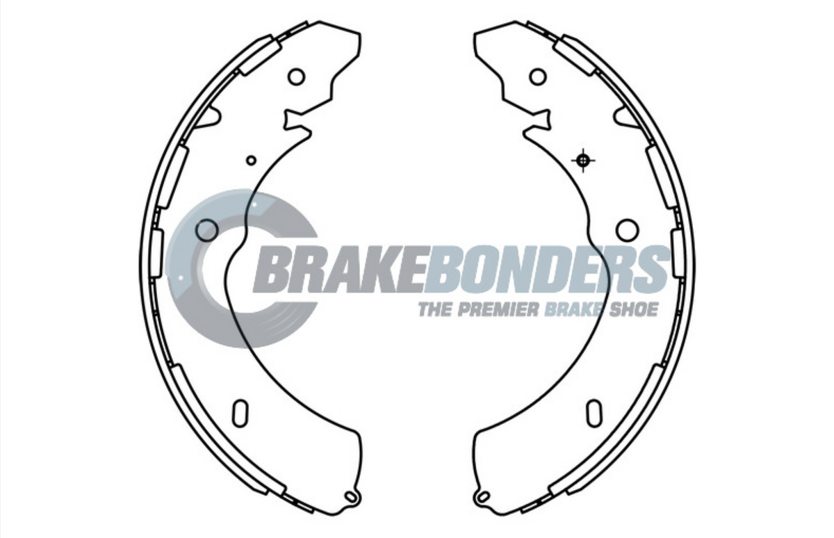 N2025 Brake Shoes - Holden / Isuzu 295mm (SET)