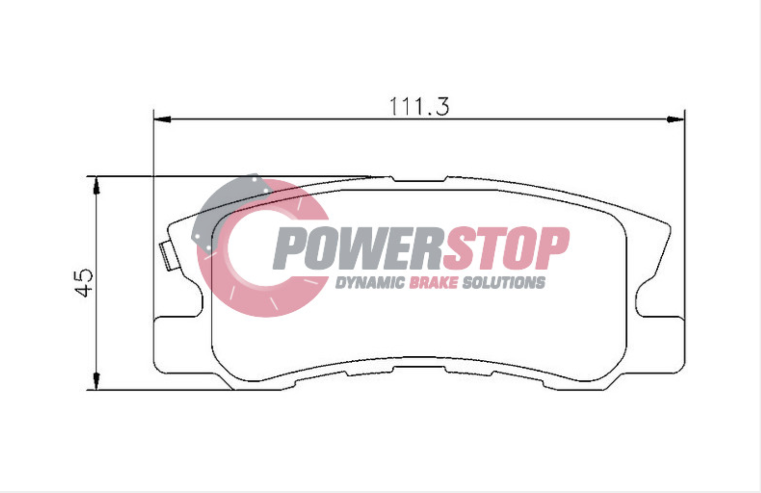 PS1464-KC Powerstop Disc Pads [Kev/Cer] - Chry / Dodg / Jeep / Mitsubishi Rear (SET)