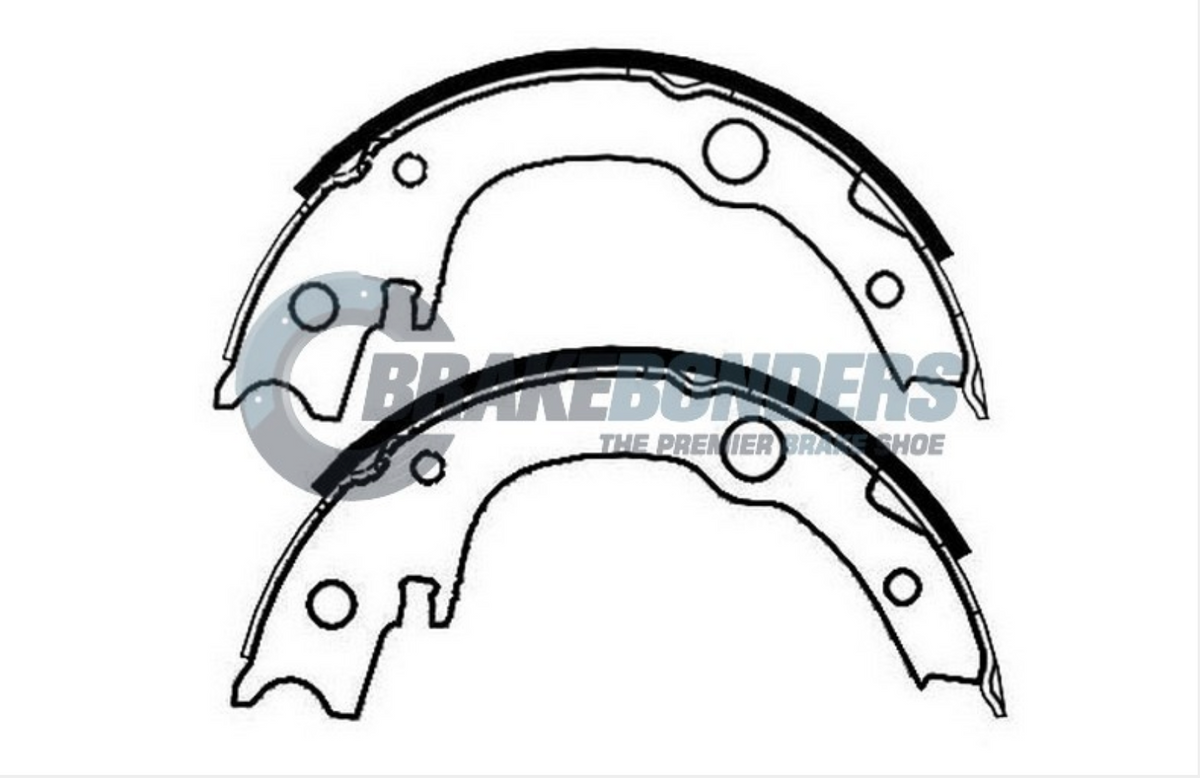 N1931 Brake Shoes - Toyota Parking Brake 174mm (SET)