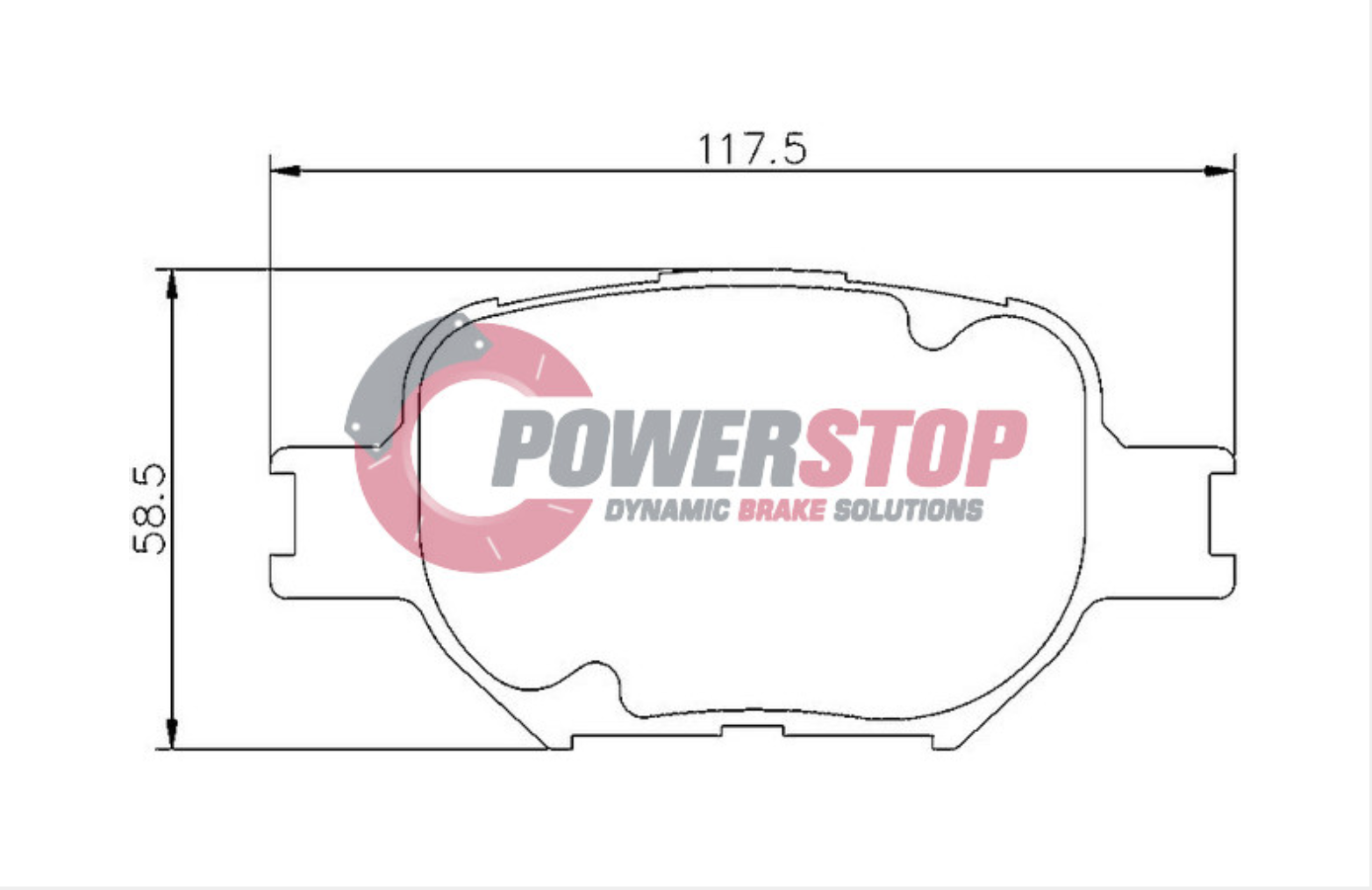 PS1431-KC Powerstop Disc Pads [Kev/Cer] - Toyota Front (SET)