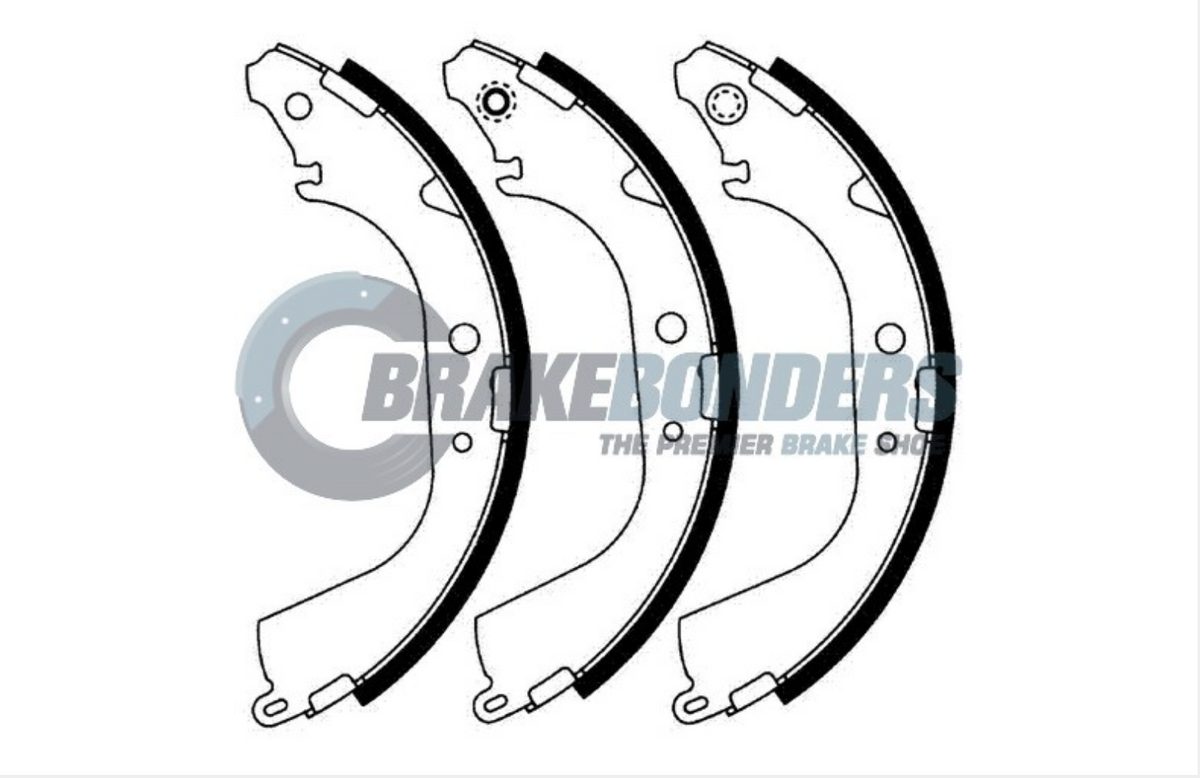 N1660 Brake Shoes - Toyota 295mm (SET)