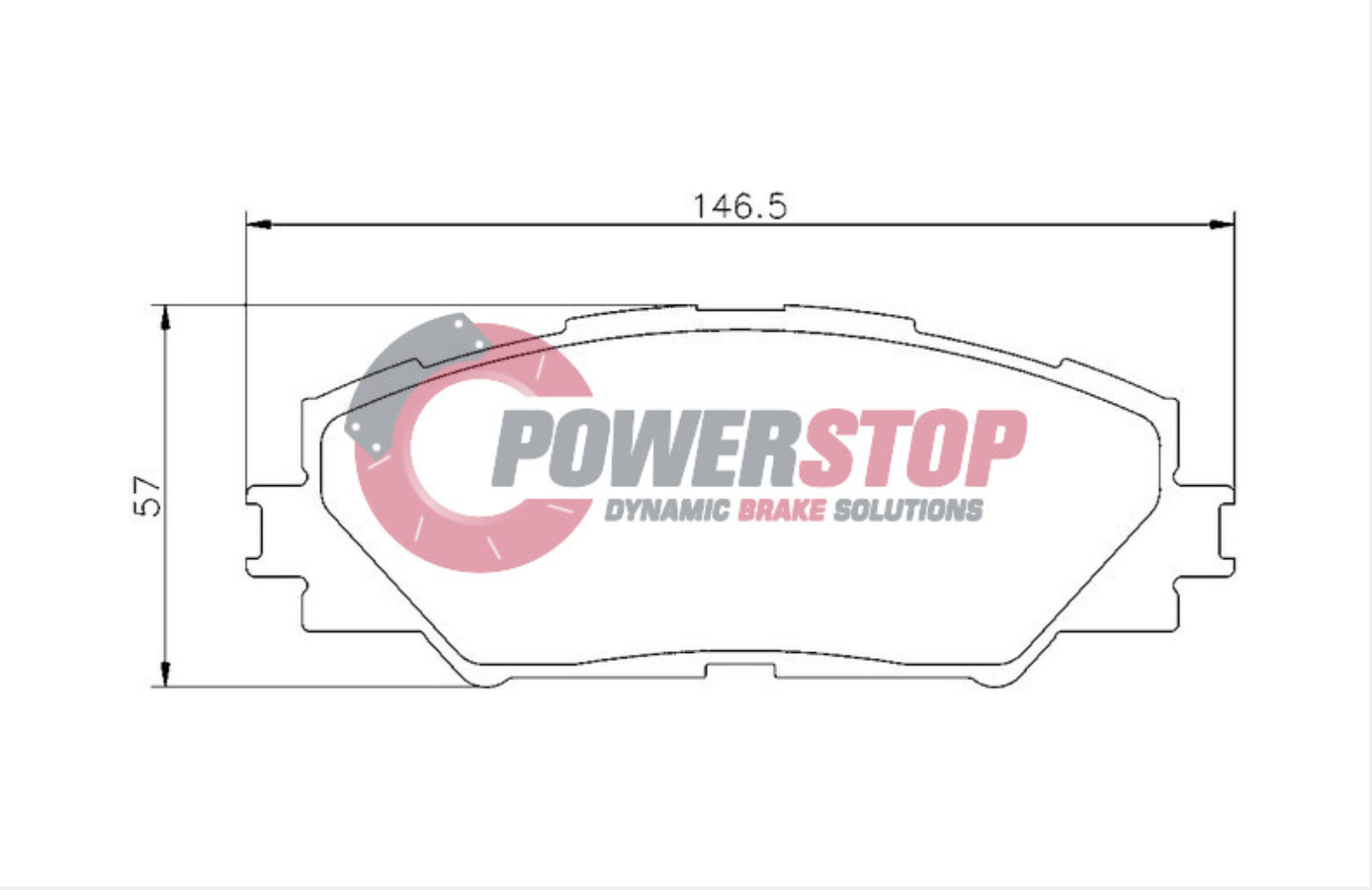 PS1801-KC Powerstop Disc Pads [Kev/Cer] - Toyota Front (SET)