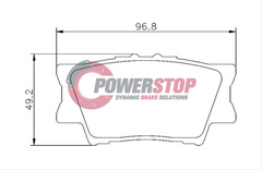 PS1832-KC Powerstop Disc Pads [Kev/Cer] - Toyota Rear (SET)