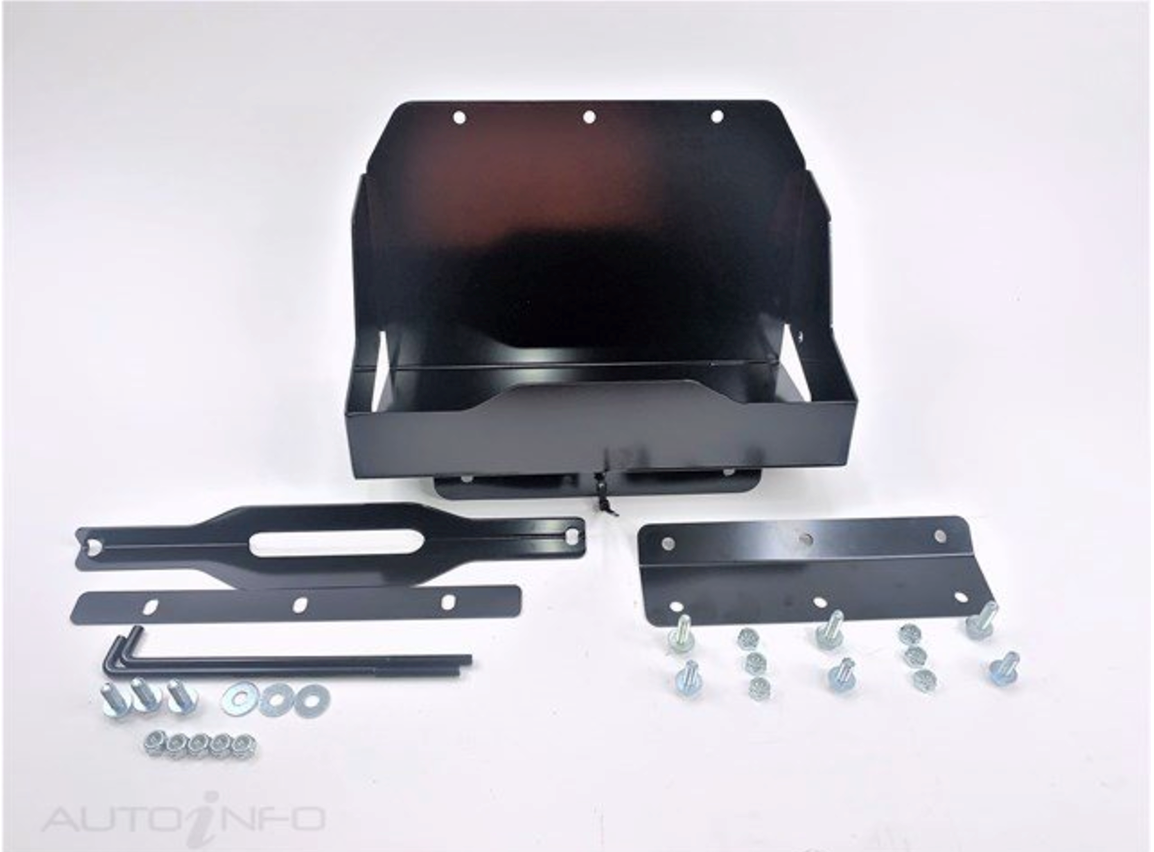 RC/RG Colorado, D-Max Tub Mounted Battery Tray-Black