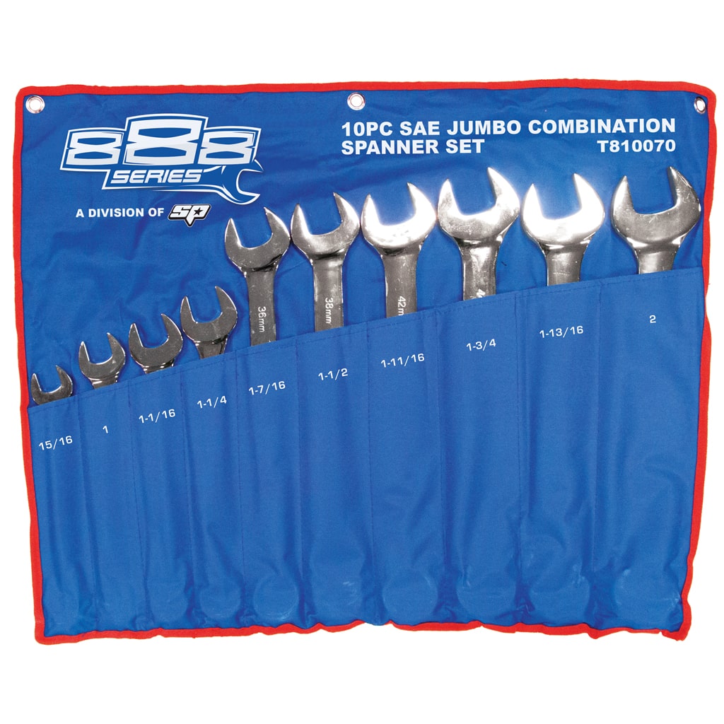 SPANNER SET ROE SAE JUMBO 10PC