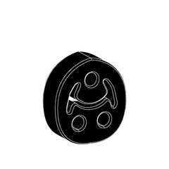 Redback Exhaust Rubber for Toyota Rav4 (09/1990 - 02/2006), Spacia (09/1990 - 02/2006), Tarago (09/1990 - 02/2006), Celica (09/1990 - 02/2006), Estima (09/1990 - 02/2006), Hiace Sbv (09/1990 - 02/2006)